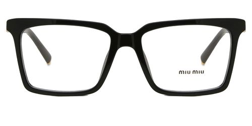 Miu Miu MU08XV 16K1O1 Women’s Eyeglasses Black Size 54 - Blue Light Block Available