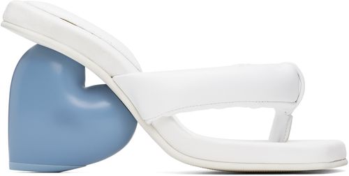 YUME YUME White Love Heeled Sandals