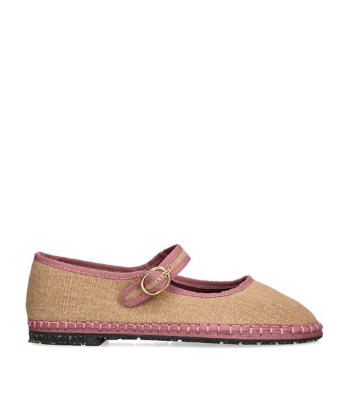 Linen Dora Mary Janes
