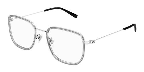 Gucci GG1852OA 004 Men's Eyeglasses Grey Size 53 - Blue Light Block Available