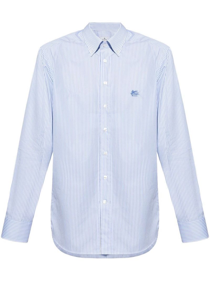 에트로 남성 Striped Cotton Shirt