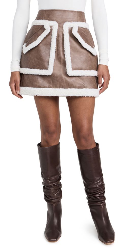 Cherry Skirt Peau Lainée