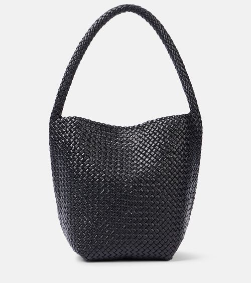 The Row N/S Park Medium woven leather tote bag