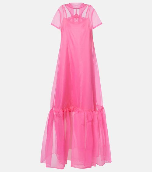 Tiered tulle gown