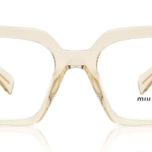 Miu Miu MU04UV 11T1O1 Women’s Eyeglasses Brown Size 52 - Blue Light Block Available