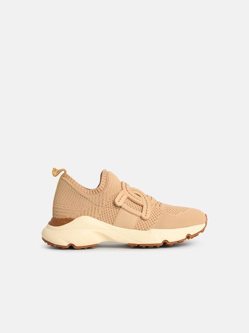 'Kate' Sneakers In Beige Technical Fabric