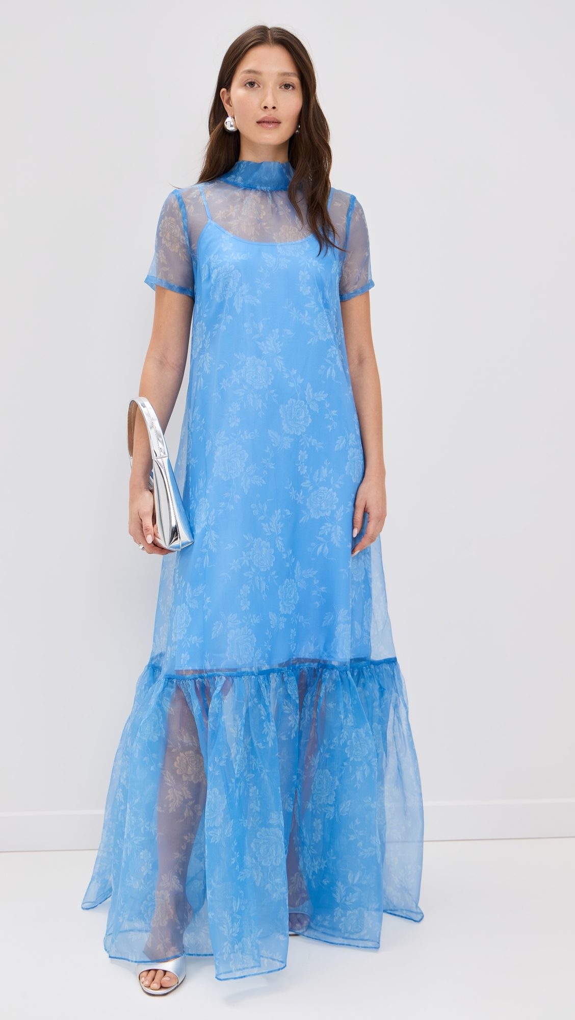 Calluna Dress Blue Rose