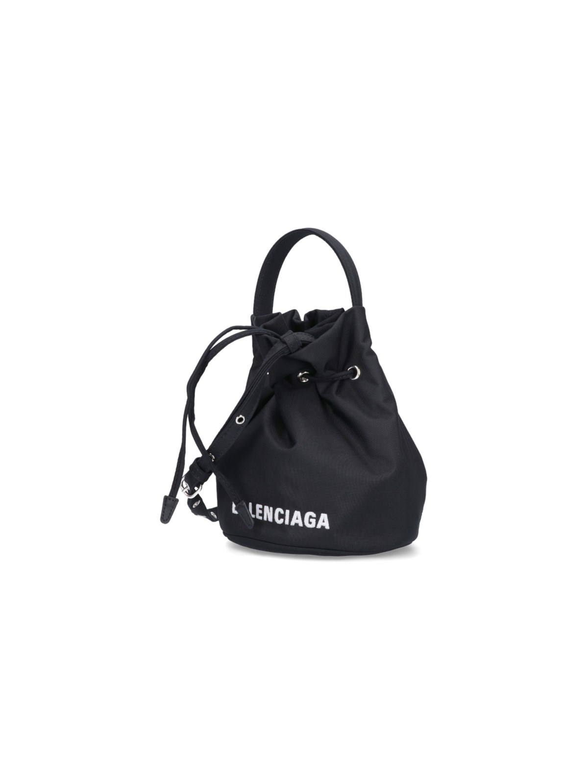Balenciaga Wheel Xs Drawstring Bucket Bag