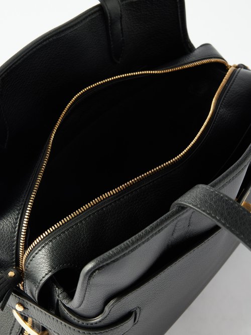 The Wilson Black Leather Clutch Bag