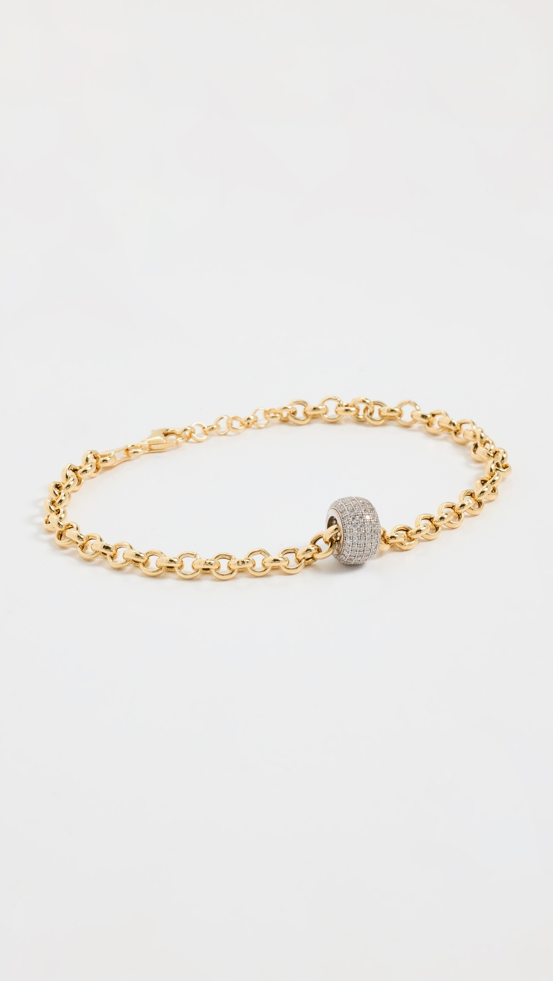 Gaia Pave Bracelet Gold One Size