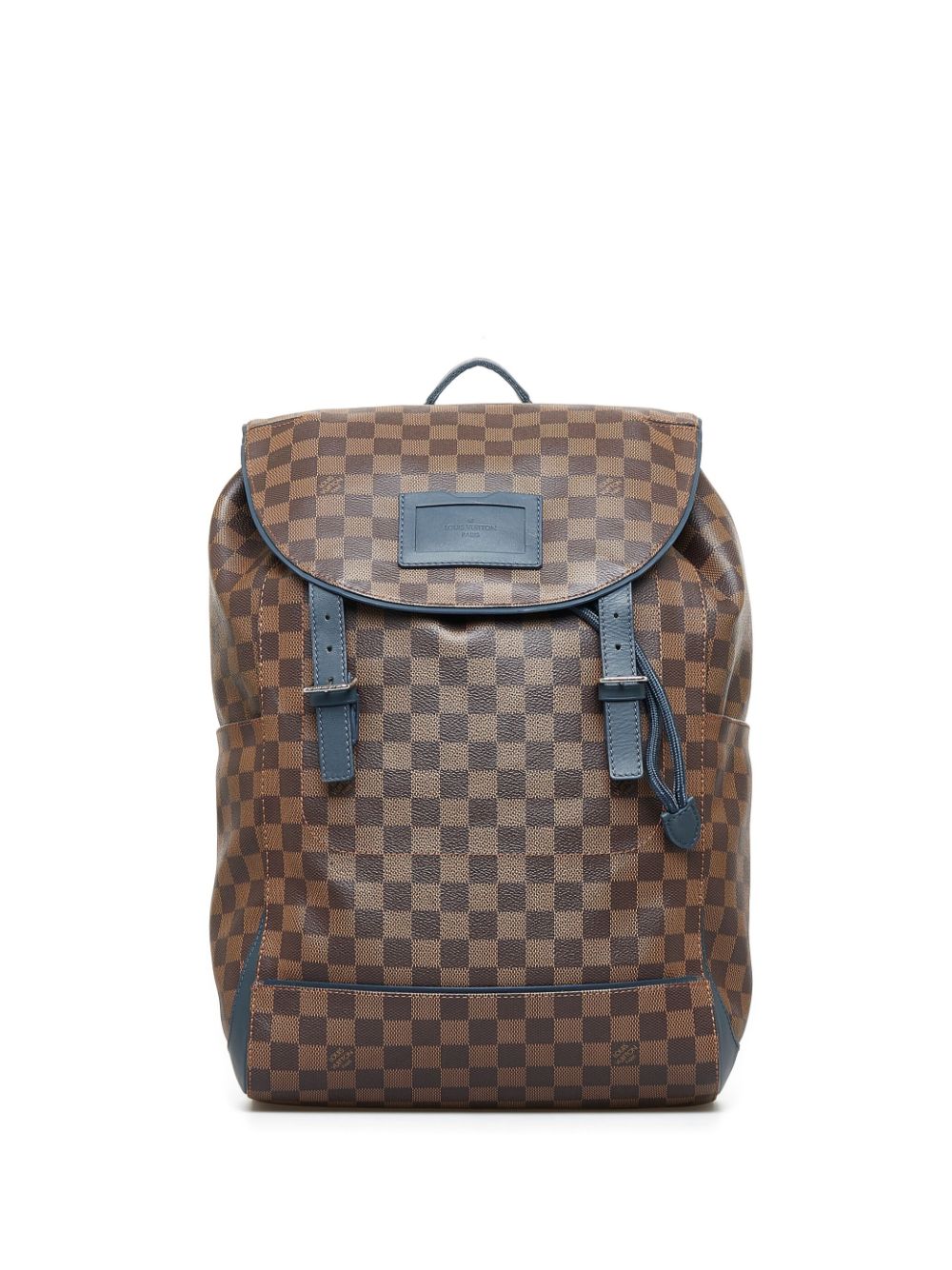 louis vuitton backpack checkered brown