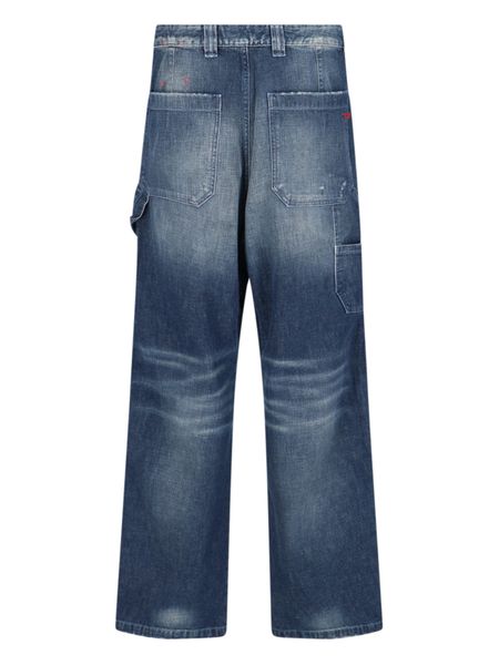 Diesel D-Livery Distressed Straight Jeans