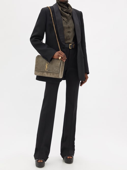 Saint Laurent Kate Reversible Leather Shoulder Bag