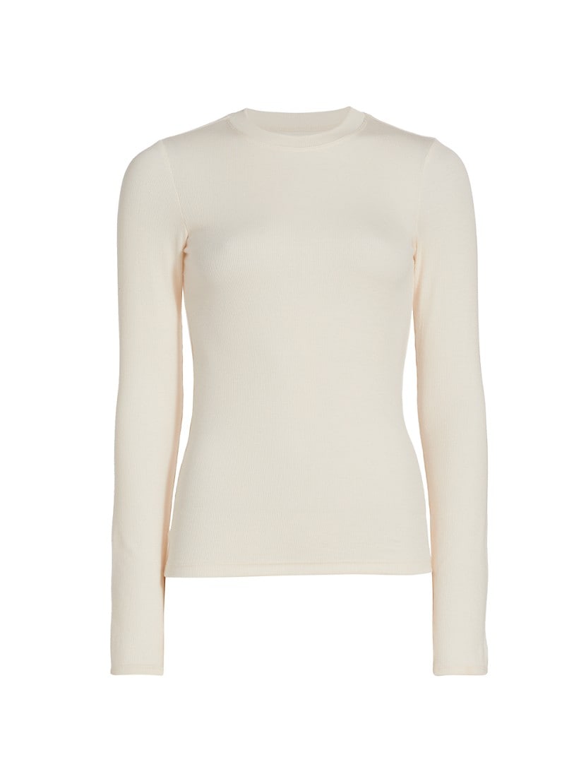 Louise Ribbed Long-Sleeve Top