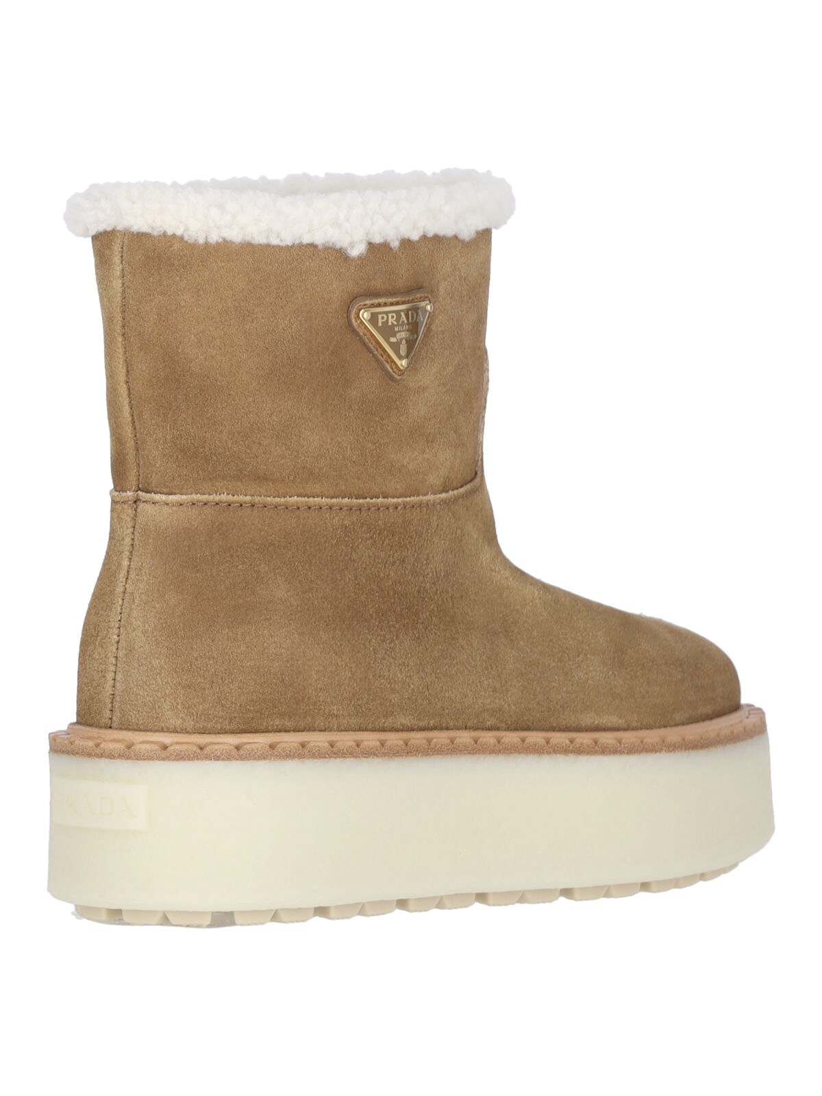Logo Shearling Boots