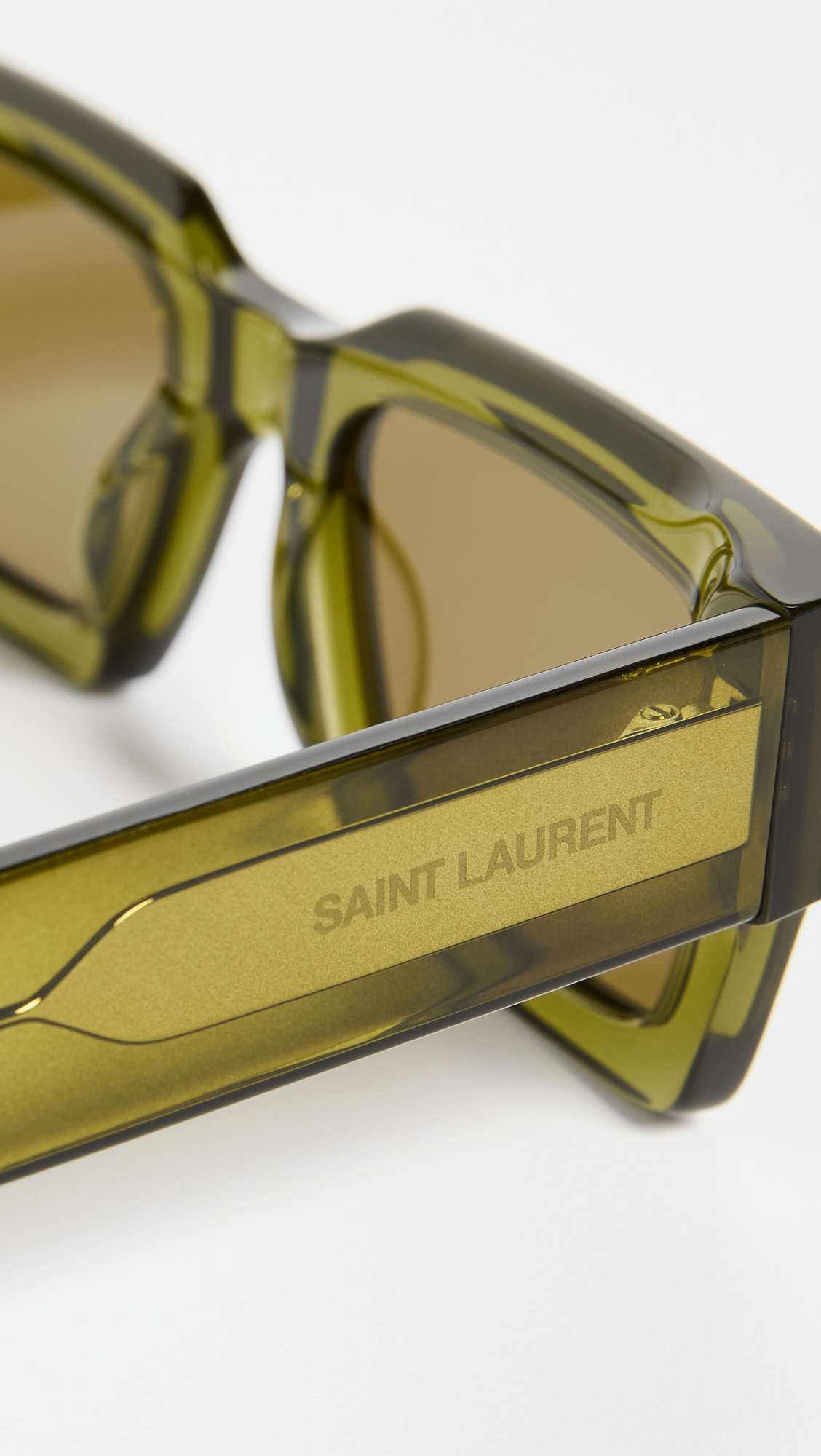 Saint Laurent 572 Sharp Square Sunglasses