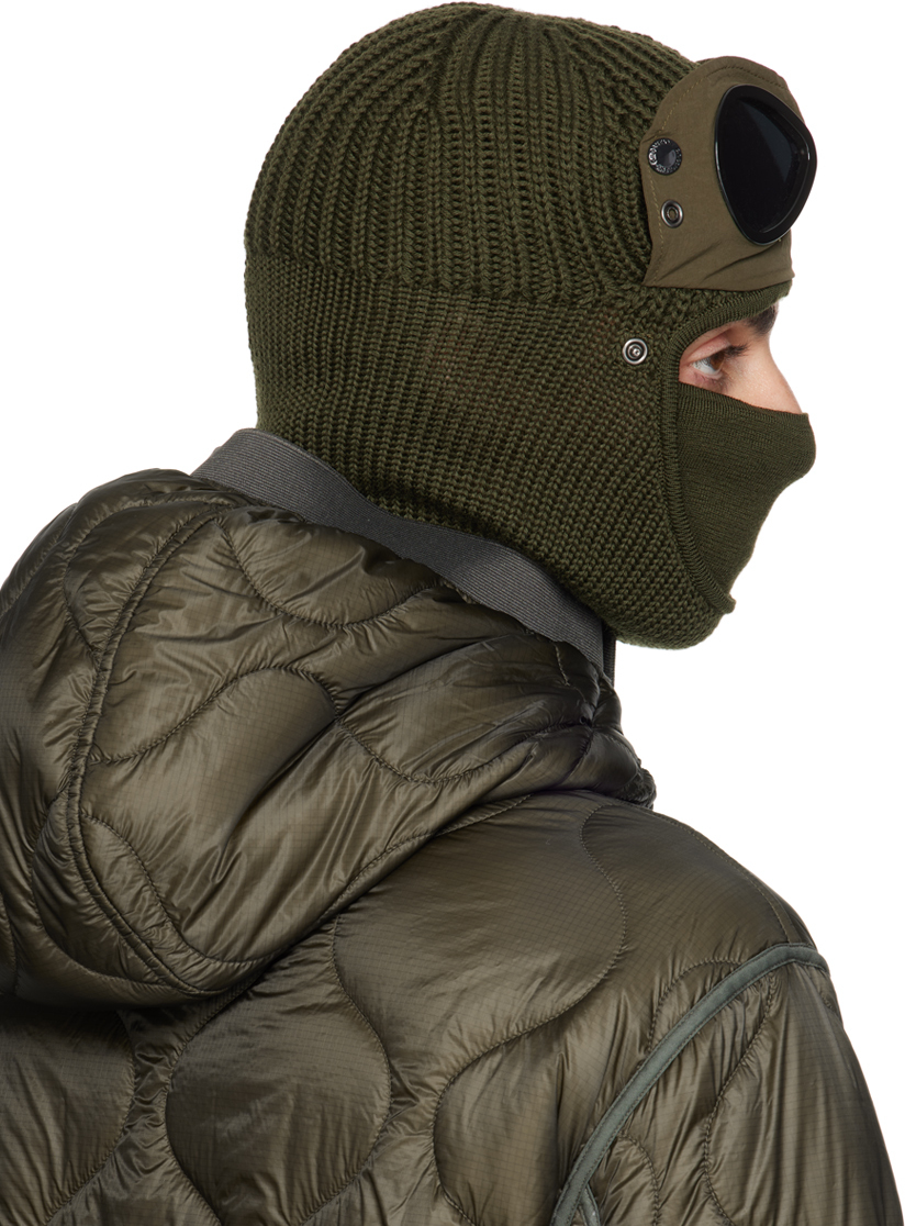 C.P. Company Khaki Goggle Balaclava