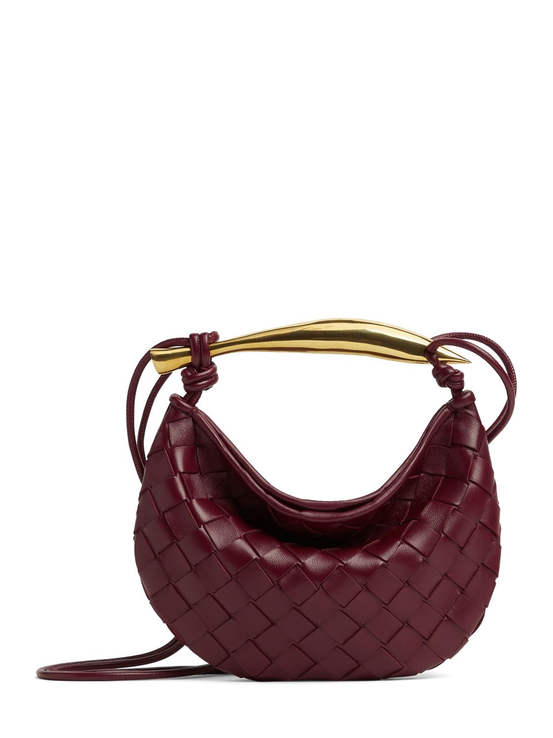 MEDIUM SARDINE LEATHER TOP HANDLE BAG for Women - Bottega Veneta