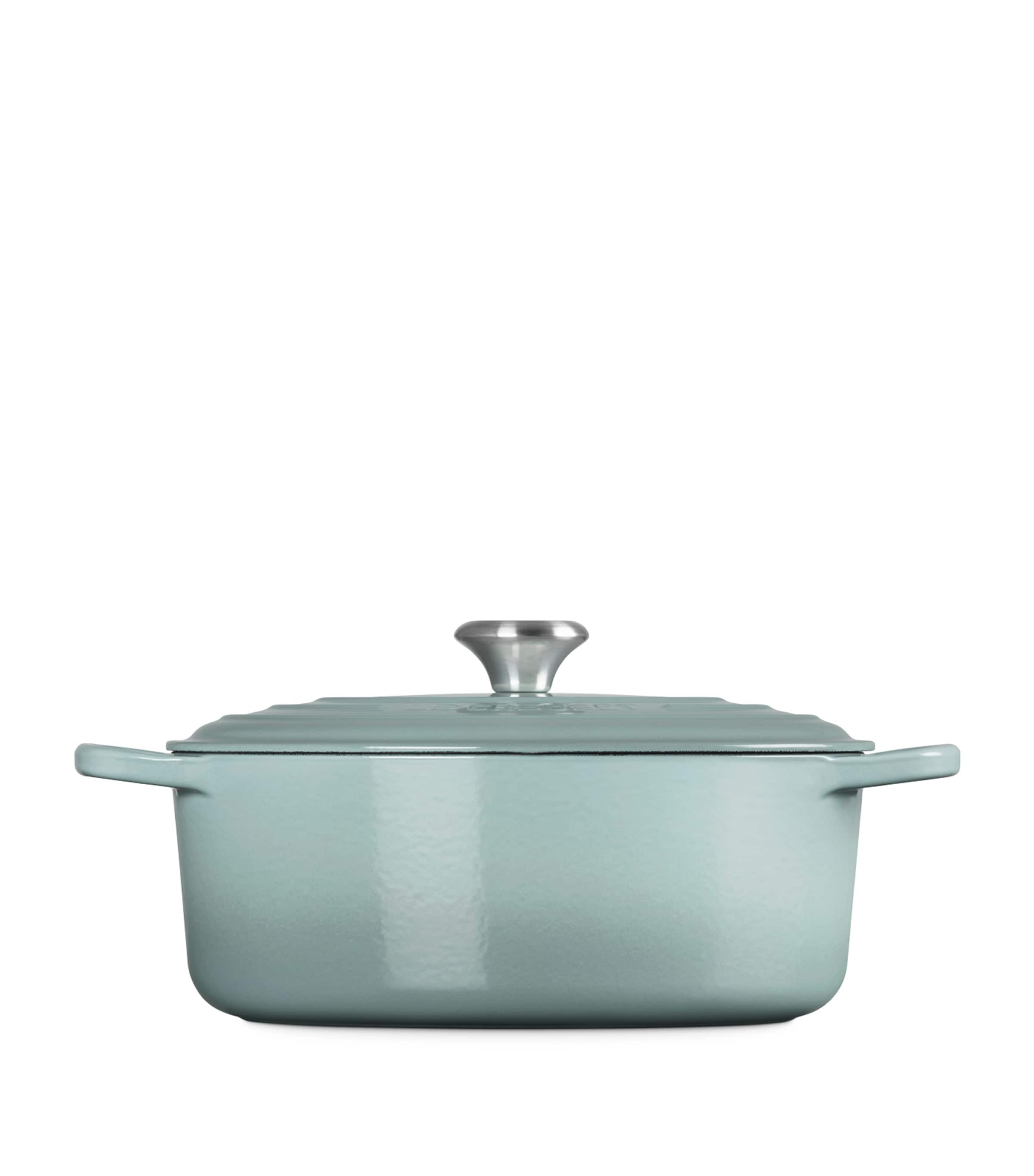 Cast Iron Oval Casserole Dish