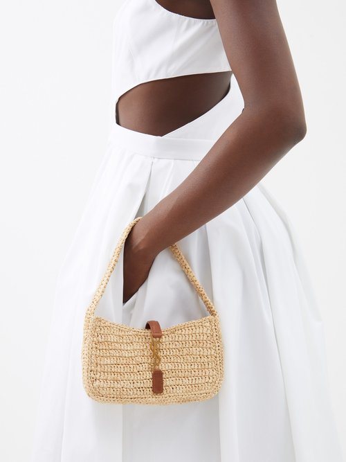 Saint Laurent Raffia shoulder bag - Realry: Your Fashion Search Engine