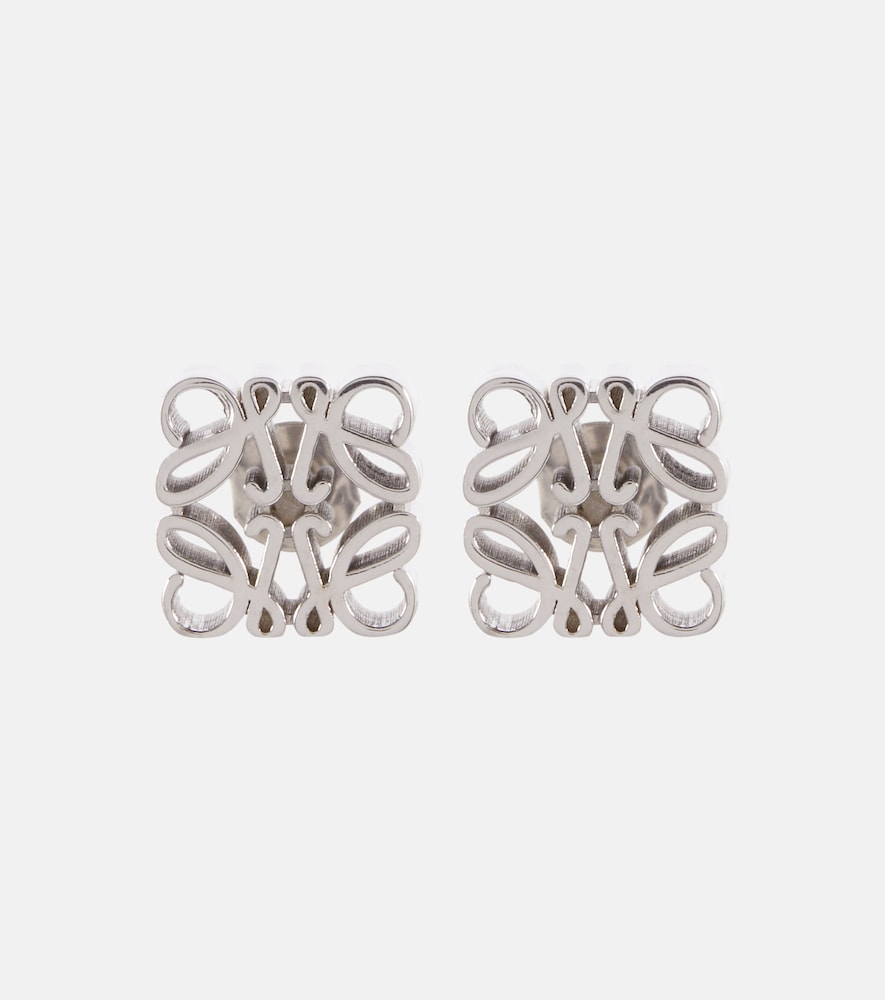 LOEWE Anagram silver earrings