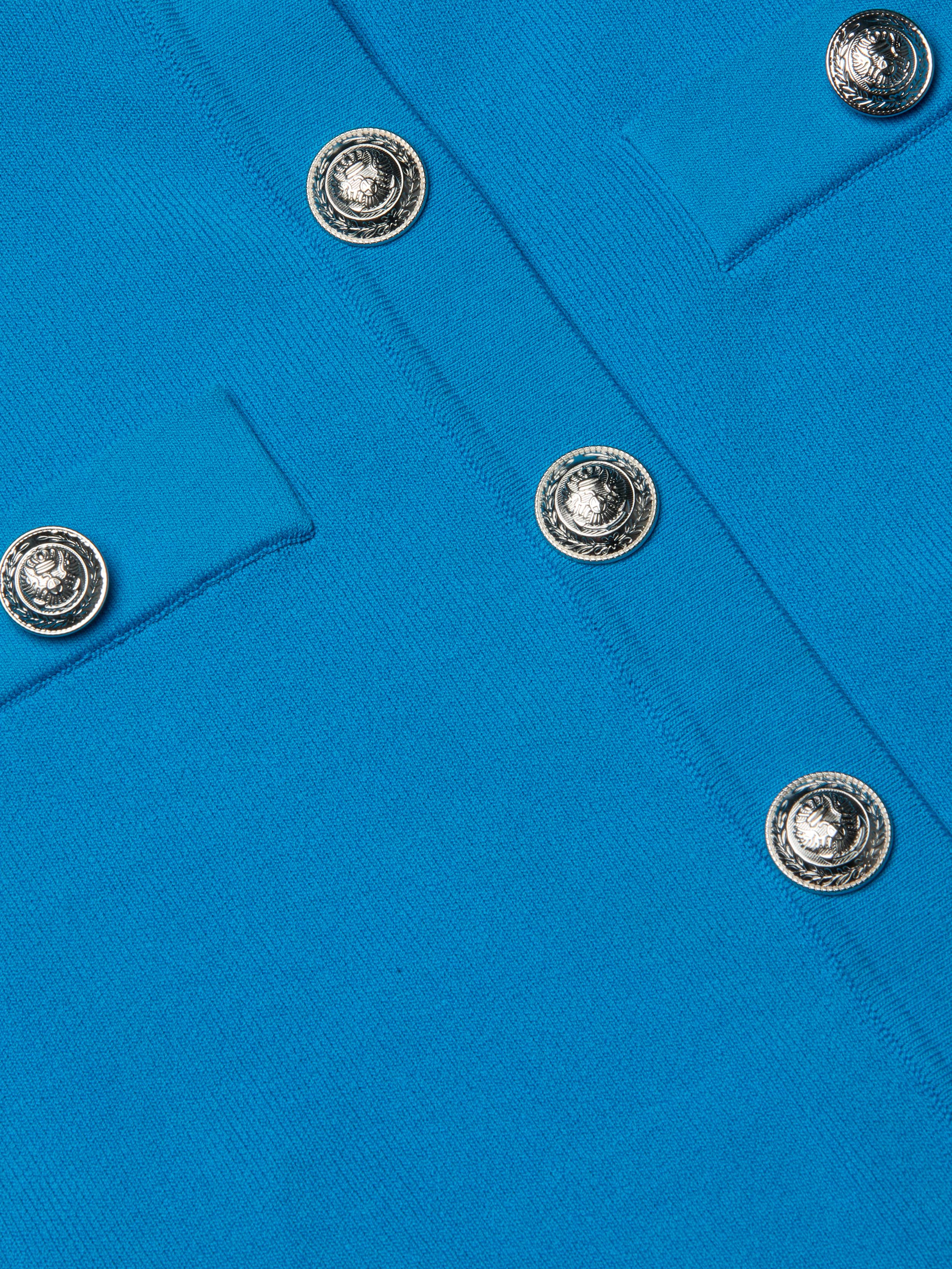 Toulouse Cardigan In Dresden Blue/nickel