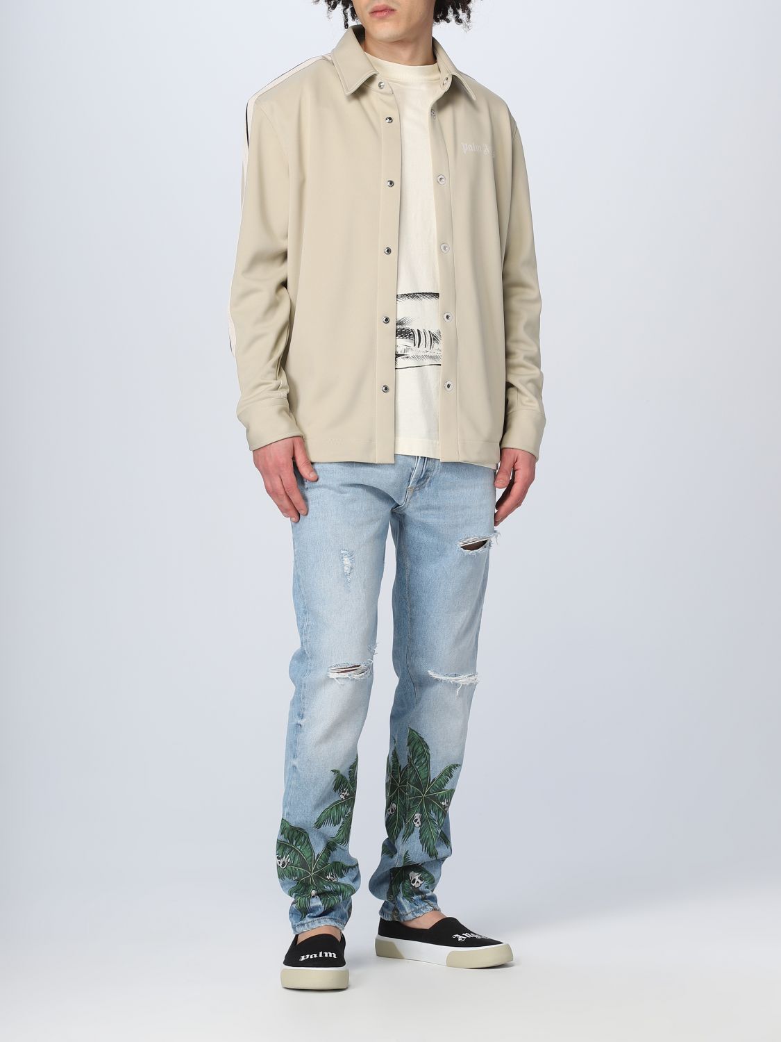 Jacket Palm Angels Men Color Beige