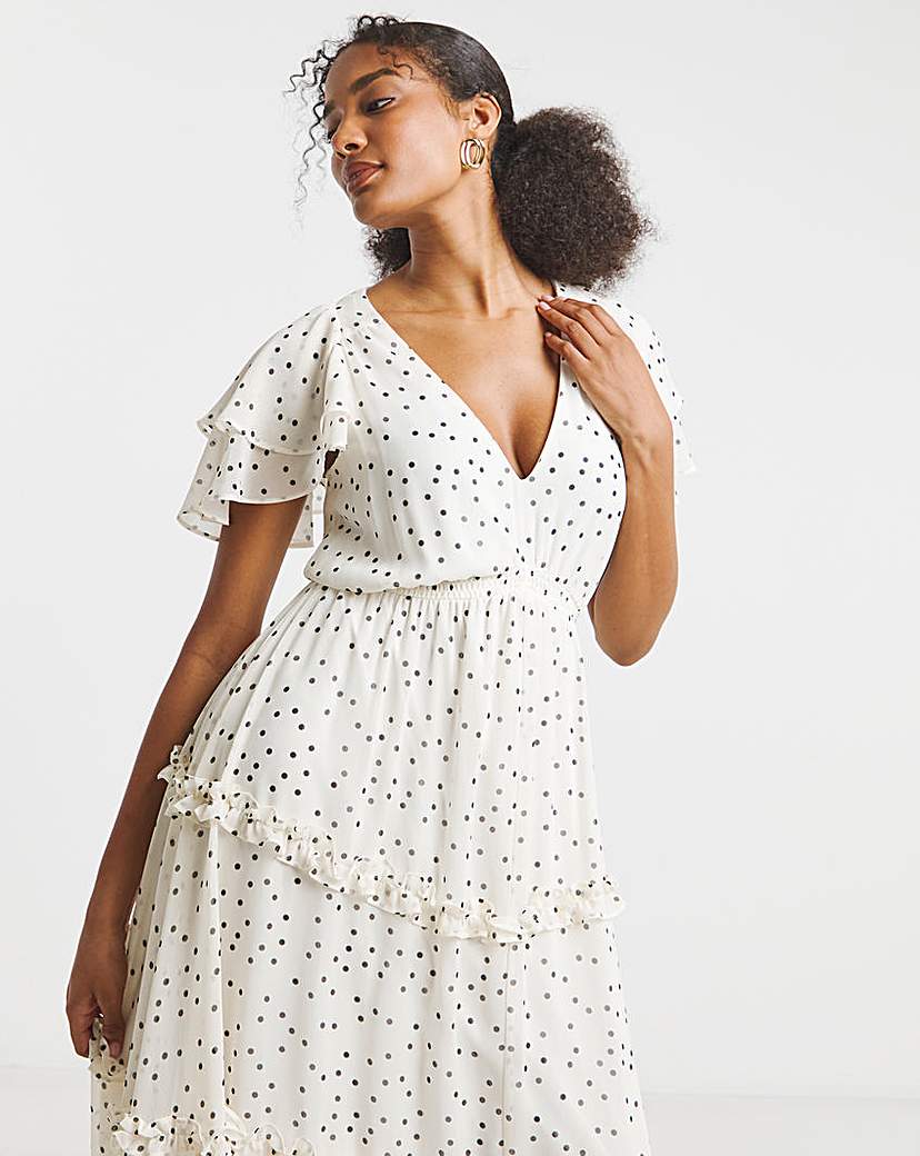 Joanna Hope Maxi Ruffle Dress