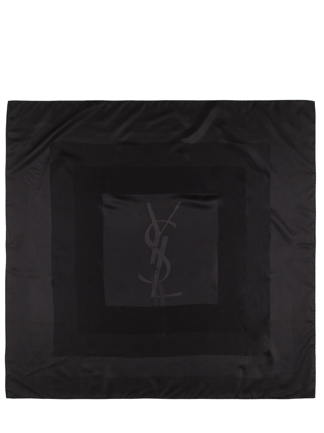 Saint Laurent Jacquard silk scarf - Realry: Your Fashion Search Engine