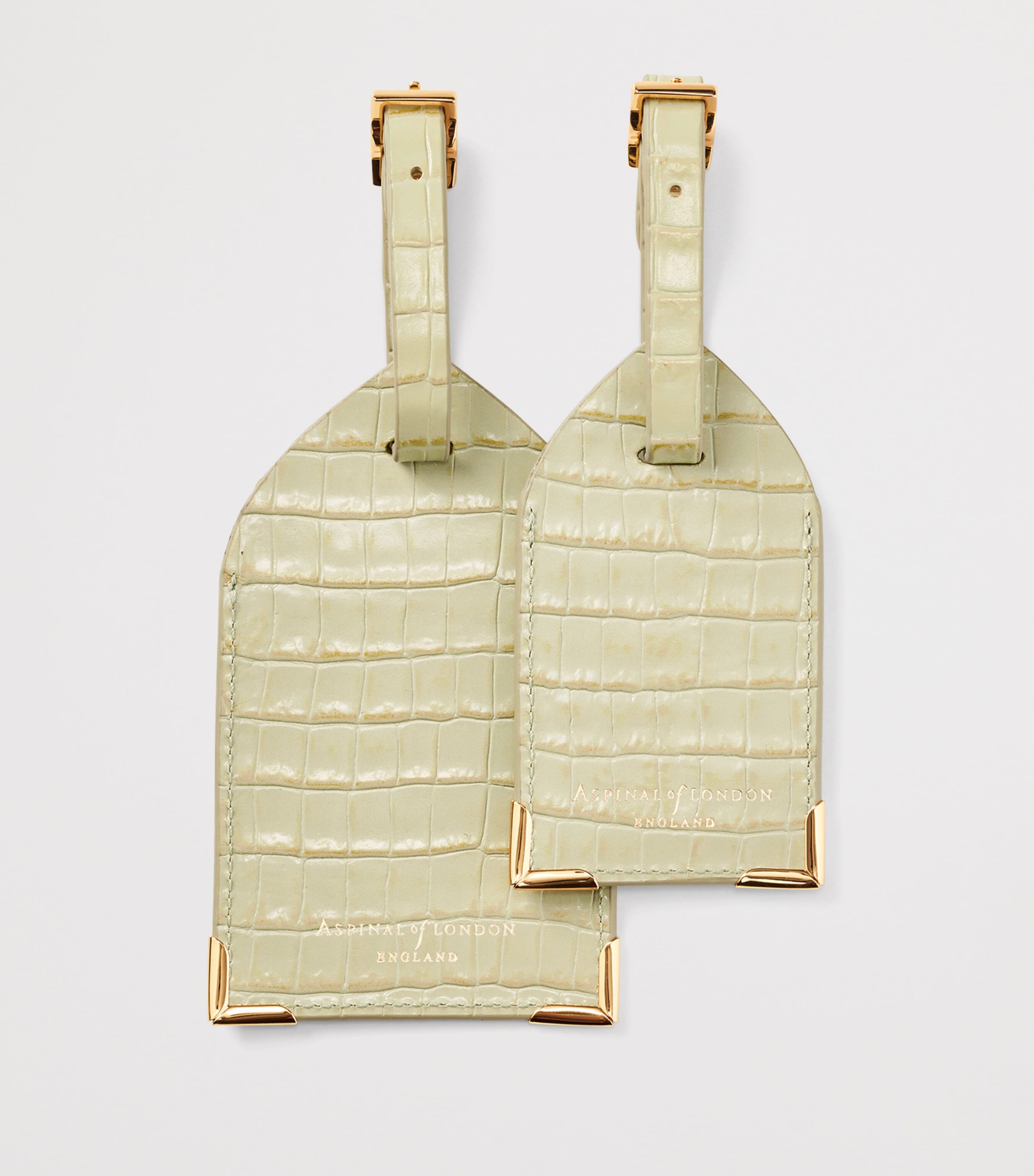 Aspinal Of London Leather Luggage Tags