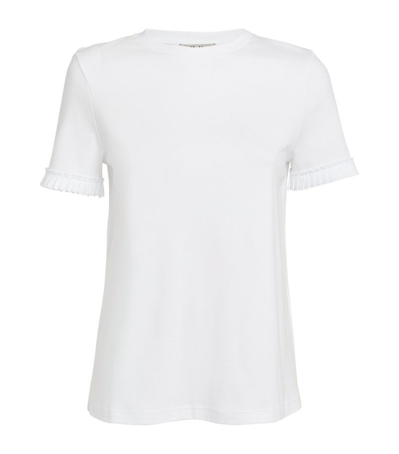 Cotton Frill-Detail T-Shirt
