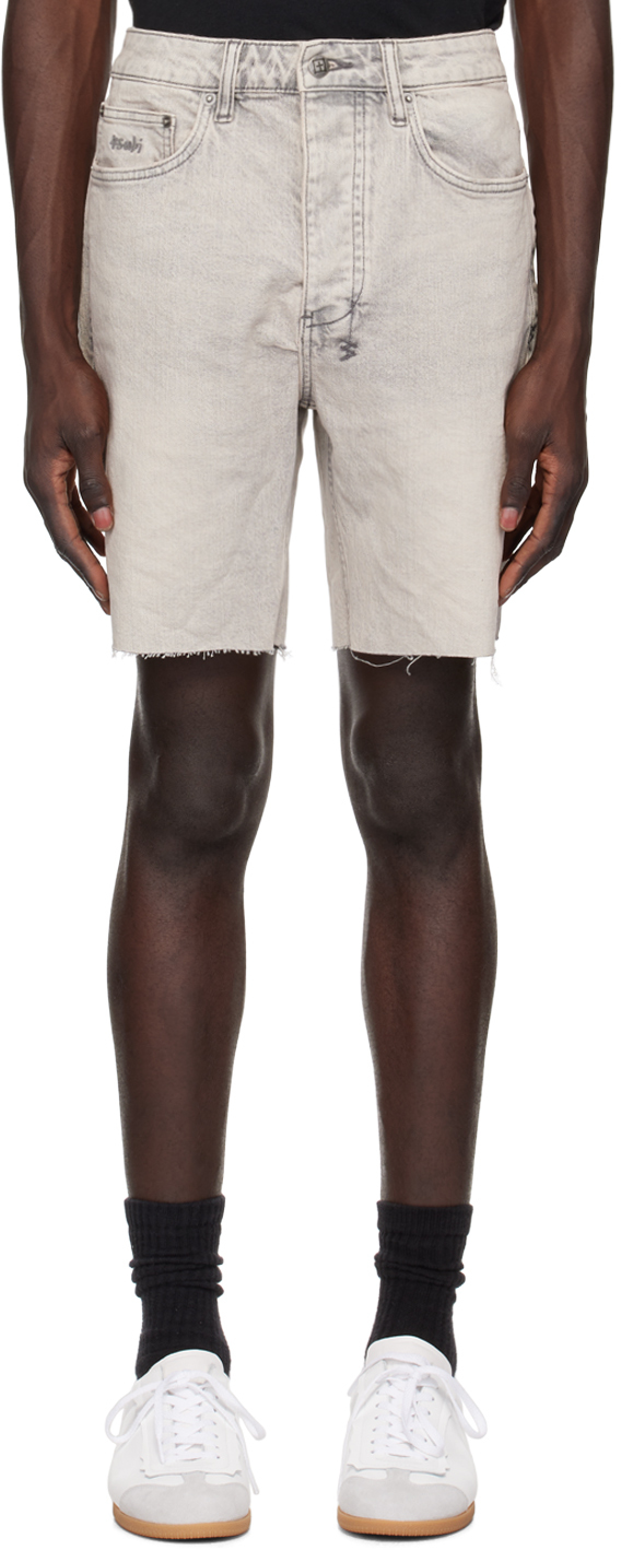 Ksubi Gray Chopper Pluto Denim Shorts