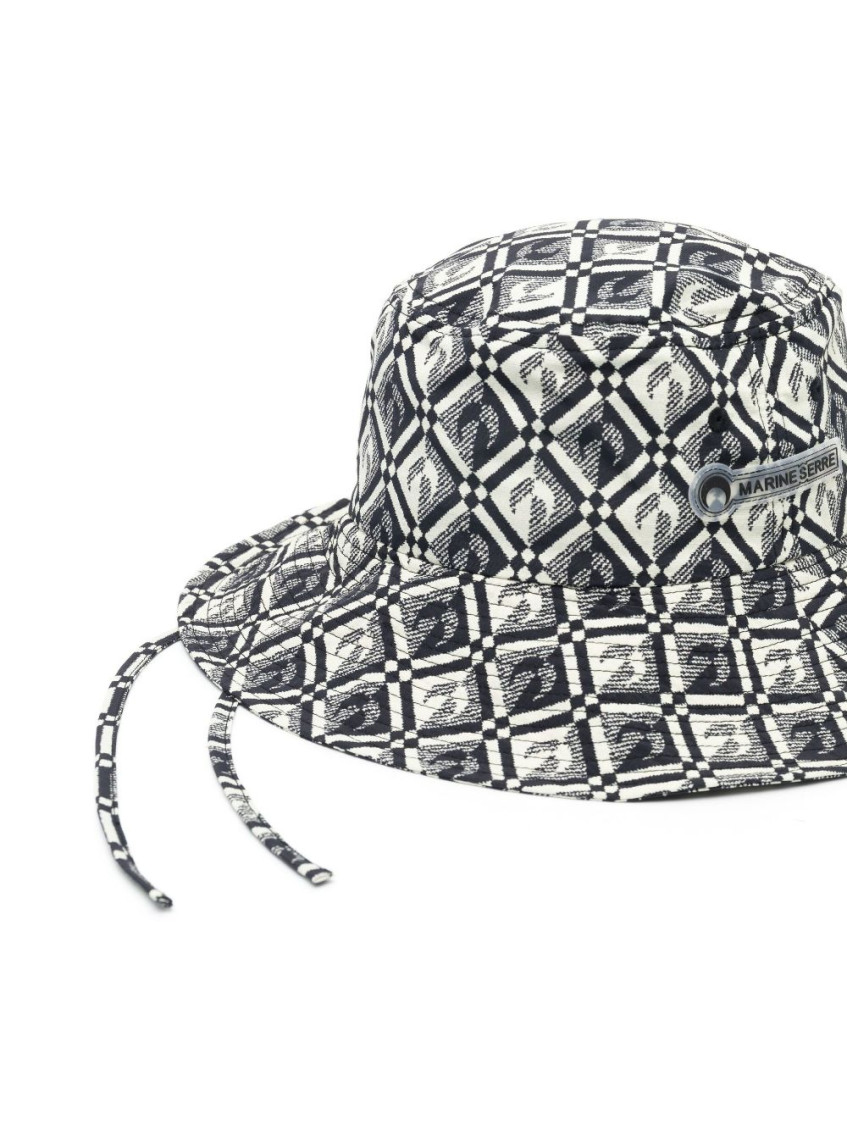Black & White Print Bucket Hat