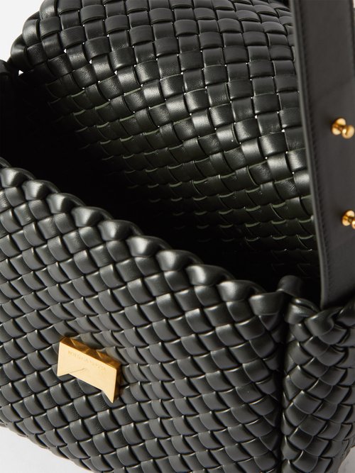 Bottega Veneta Cobble Intrecciato Leather Shoulder Bag