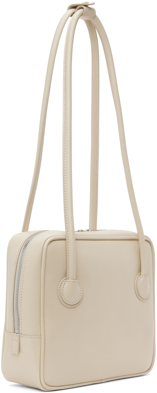 Marge Sherwood beige piping shoulder bag - Realry: A global
