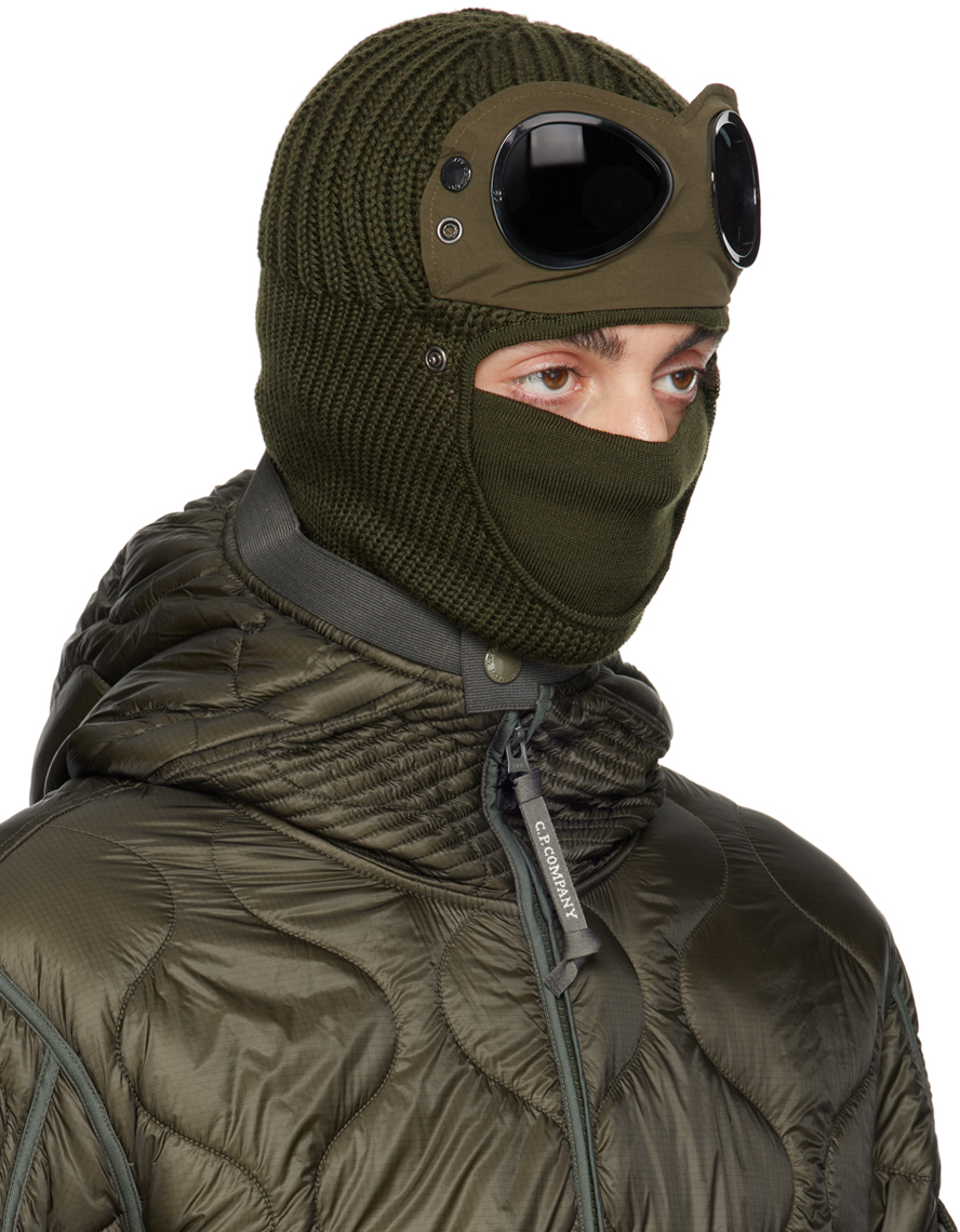 C.P. Company Khaki Goggle Balaclava