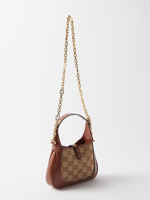 Medium jackie gg supreme & leather bag - Gucci - Women