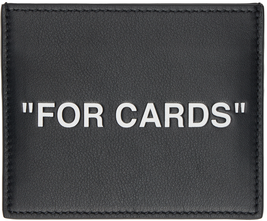 블랙 포 카드 카드 지갑