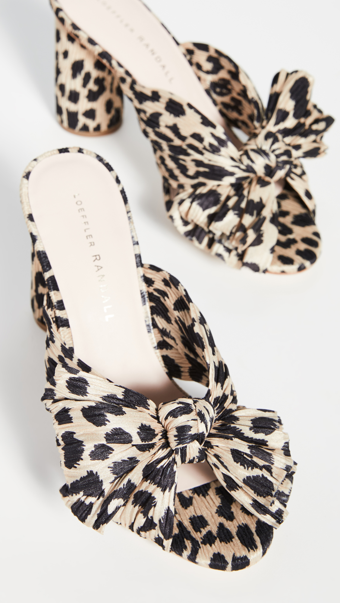 Penny Pleated Bow Sandals