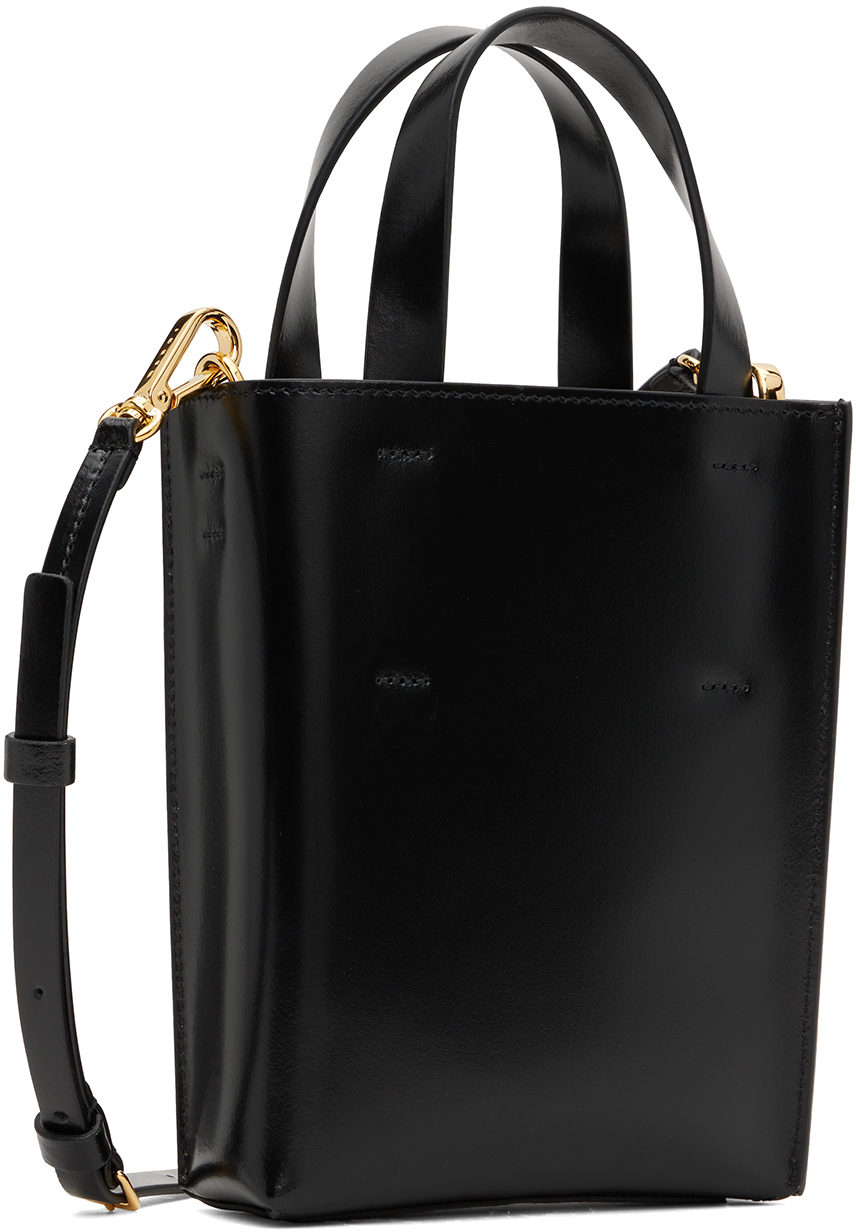 Marni Tan & Black Nano Museo Bag