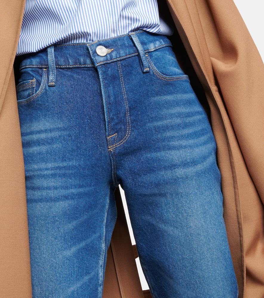 Frame Le Nouveau mid-rise straight jeans