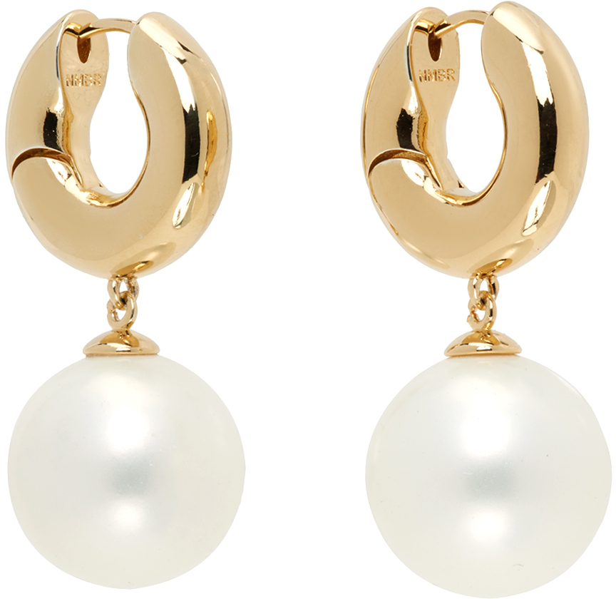 Numbering Gold #9136 Earrings