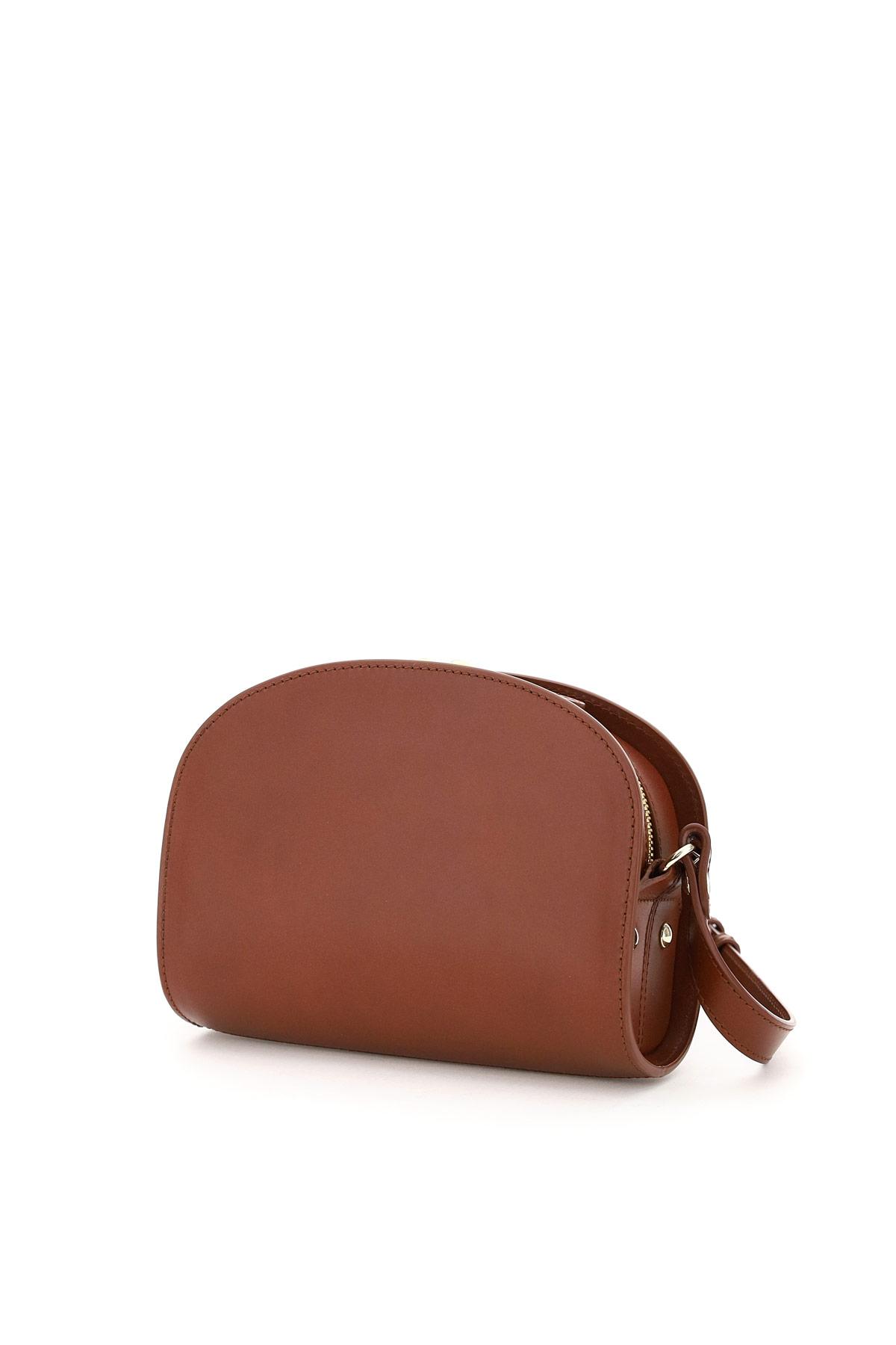 Brown Demi Lune mini bag