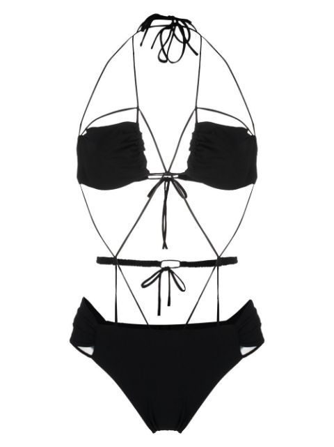 넨시 도자카 멀티 스트랩 디자인 수영복 NDAW22ACC077