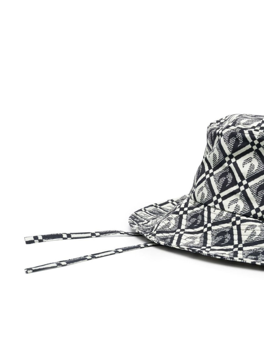 Black & White Print Bucket Hat