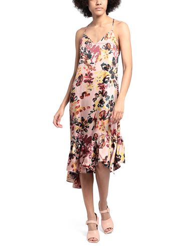 Topshop Woman Midi dress Light brown Size 10 Polyester