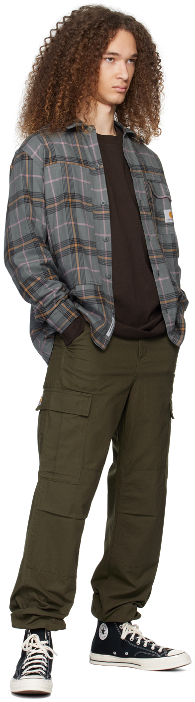 Carhartt Work In Progress Green Regular Cargo Pants