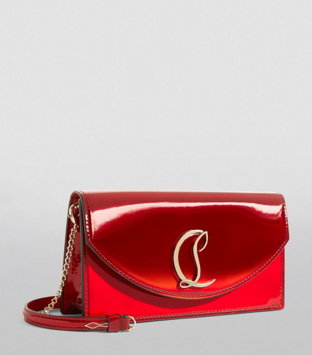 Christian Louboutin Loubi54 Patent Leather Clutch Bag