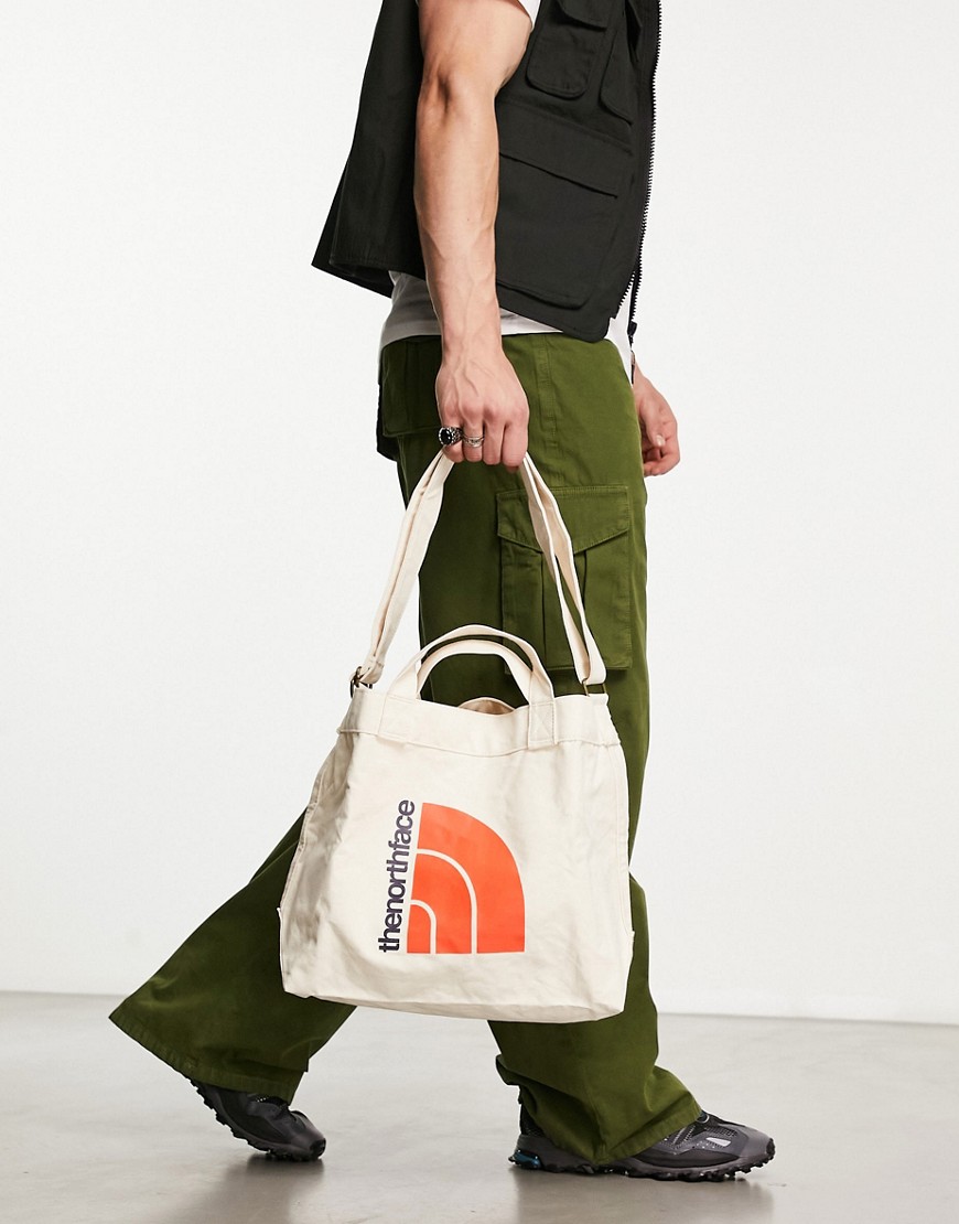 The North Face Pride Adjustable Cotton Tote in Off white-Neutral