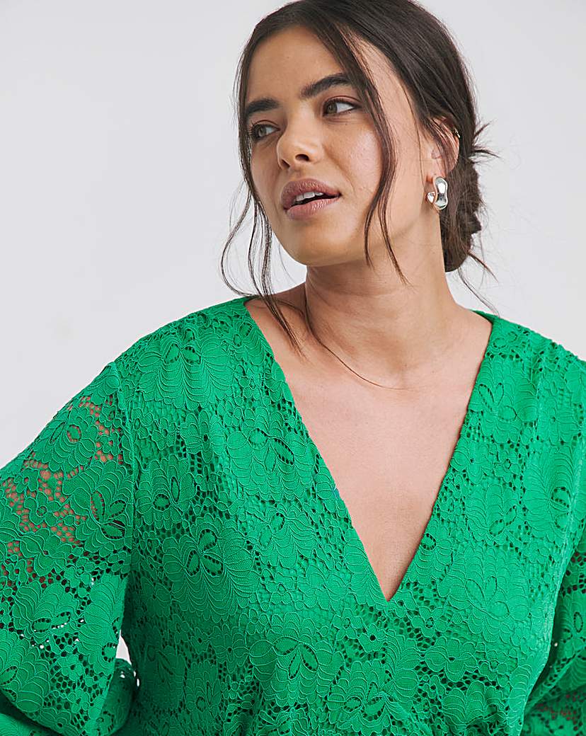 Joanna Hope Midi Lace Dress